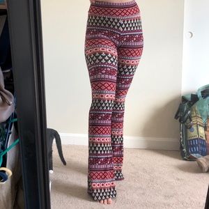 Stretch Pattern Pants